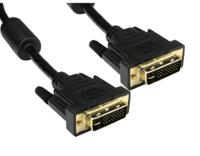 286-3304 RS PRO, Male DVI-I to Male DVI-I  Cable, 3mBlack sheathShielded shielding