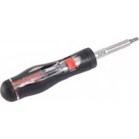 t-pe SAM 1/4 in Magnetic Hexagon, Phillips, Pozidriv, Slotted, Torx Ratchet Screwdriver