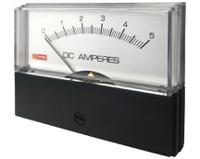 186-2528 RS PRO Analogue Panel Ammeter 5 (Input)A DC, 76mm x 74mm, ±1.5 % Moving Coil