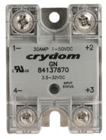 84137870 Sensata Crydom 8413 Series Solid State Relay, 30 A dc Load, Panel Mount, 50 V dc Load, 32 V dc Control