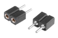 801-87-002-10-012101 2 Way Preci-Dip Straight Through Hole 2.54mm SIL Socket, Solder, 3A 100 V ac, 150 V dc