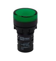271-7482 RS PRO, Panel Mount Green LED Pilot Light, 22mm Cutout, IP65, Round, 24V ac/dc