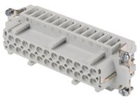 10187000 EPIC Heavy Duty Power Connector Insert, 16A, Female, H-BE Series, 24 Contacts