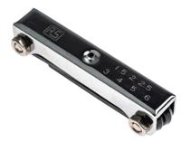 451-8993 RS PRO 7 piece Folding Metric Hex Key Set, 1.5 → 6mm