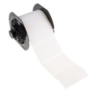 b33-19-424 Brady B-424 White Label Roll, 76.20mm Width, 50.8mm Height, 500Per Roll Qty