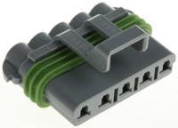 12084891 Delphi, Metri-Pack 280 Automotive Connector Socket Grey Cable Mount 5 Way, Crimp Termination
