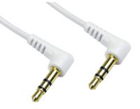 286-2855 RS PRO Male 3.5mm Stereo Jack to Male 3.5mm Stereo Jack Aux Cable, Black, 5m