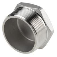 499-3675 RS PRO Stainless Steel Pipe Fitting Hexagon Plug, Male R 2in