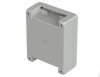 00163225 Bopla Bocube Alu Series Light Grey Aluminium General Purpose Enclosure, IP66, IP68, IP69, IK09, Light Grey Lid, 159 x