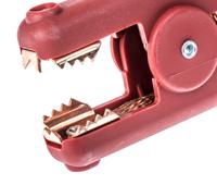 bu-102b-2 Mueller Electric Crocodile Clip, Copper Contact, 300A, Red