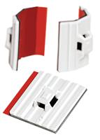151-02977-fmb4apt-a-pa66hs-wh HellermannTyton Self Adhesive White Cable Tie Mount 28 mm x 28mm, 5.4mm Max. Cable Tie Width