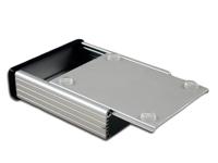 1455t2201bu Hammond Blue Aluminium Instrument Case, 220 x 165 x 52mm