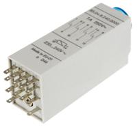850482400000 Finder 85 Series Series Plug In Timer Relay, 230V ac, 4-Contact, 0.05 → 100 s, 3 → 100min, 4PDT