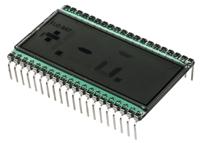 215-6458 RS PRO 7-Segment LCD Display, Black on Grey, 1 Row by 3-1/2 Characters, Transflective