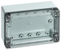 20100401 Spelsberg TG Series Grey Polycarbonate Enclosure, IP66, IP67, Transparent Lid, 122 x 55 x 82mm