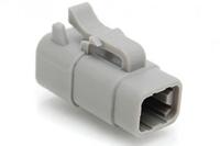 atm06-4s Amphenol Industrial, ATM Automotive Connector Plug Grey Cable Mount 4 Way, Crimp Termination ATM06-4S