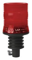 907-6012 RS PRO Red Flashing Beacon, 10 → 100 V dc, Flexi DIN Mount, LED Bulb, IP56