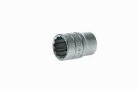 m120519-c Teng Tools 1/2 in Drive 19mm Standard Socket, 12 point, 38 mm Overall Length