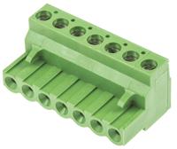 796634-7 TE Connectivity, 5.08mm Pitch, 7 Way, Pluggable Terminal Block, Plug, Cable Mount, Screw Down Termination,