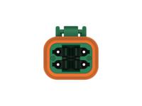 dt06-4s-te03 TE Connectivity, DT06-4S Automotive Connector Socket Green Cable 4 Way, Cable Termination DT06-4S-TE03