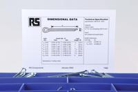 526-625 RS PRO Bright Zinc Plated Steel Split Pin