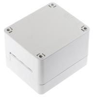 225-568 RS PRO Glass Reinforced Plastic Wall Box, IP66, 100 mm x 120 mm x 140mm