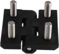 283-4091 RS PRO PC Butt Hinge, Bolt-on Fixing, 40mm x 40mm x 5mm