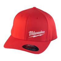 4932493099 Milwaukee Red Standard Peak Bump Cap, Cotton, Polyester Protective Material
