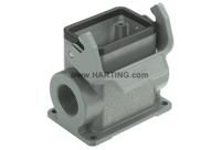 19300100291 HARTING Han B Heavy Duty Power Connector Housing, M25 x 2 Thread, Side Entry