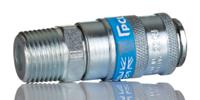 ac21jm PCL Steel Male Pneumatic Quick Connect Coupling, R 1/2 Male Threaded