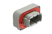 atm13-08pa-bm03 Amphenol Industrial, AT Automotive Connector Plug Grey Flange Mount 8 Way ATM13-08PA-BM03