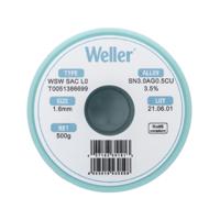 t0051386699 Weller Wire, 1.6mm Lead Free Solder, 217-221°C Melting Point