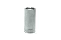 m380621-c Teng Tools 3/8 in Drive 21mm Deep Socket, 6 point, 45.5 mm Overall Length