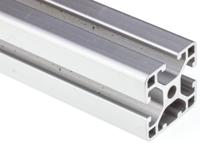761-3316 RS PRO Silver Aluminium Profile Strut, 30 x 30 mm, 6mm Groove, 2000mm Length