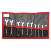 39ju10t Facom 10-Piece Combination Spanner Set, 1/4 → 7/16