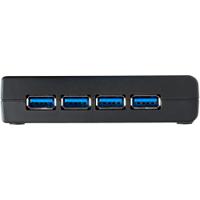 st4300usb3eu StarTech.com 4 Port USB 3.0 USB A USB 3.0 Hub, External Power Adapter Powered, 3.7 x 2.7 x 0.9in