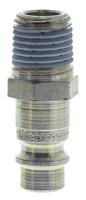 103205152 CEJN Steel Male Pneumatic Quick Connect Coupling, R 1/4 Male Threaded