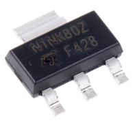 stn1nk80z STMicroelectronics Type N-Channel MOSFET, 250 mA, 800 V Enhancement, 4-Pin SOT-223 STN1NK80Z