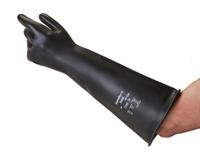 87104105 Ansell 87-104 Black Polyamide Latex Work Gloves, Size 10.5, Latex Coating