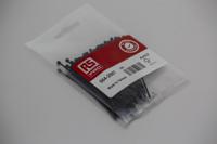 664-2887 RS PRO Cable Tie, Sub Miniature, 71mm x 1.6 mm, Black Nylon, Pk-100