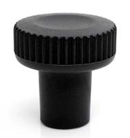 188-862 RS PRO Black Thermoplastic Thumbscrew Clamping Knob, M8, Threaded Mount