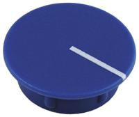 c211-blue Sifam 21.5mm Blue Potentiometer Knob Cap, C211 BLUE