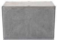 1550f Hammond 1550 Series Natural Die Cast Aluminium Enclosure, IP54, Natural Lid, 171 x 121 x 105mm