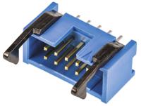 2-1761608-3 TE Connectivity AMP-LATCH Series Straight Through Hole PCB Header, 10 Contact(s), 2.54 mm Pitch, 2 Row, Shrouded