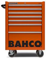 1475k7 Bahco 7 Drawer Solid Steel Wheeled Tool Trolley