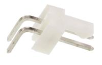 22-05-3021 Molex KK 254 Series Right Angle Through Hole Pin Header, 2 Contact(s), 2.54 mm Pitch, 1 Row, Unshrouded