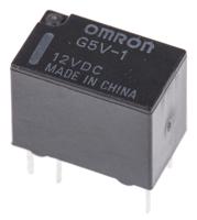 g5v-1-dc12 Omron PCB Mount Signal Relay, 12V dc Coil, 2A Switching Current, SPDT