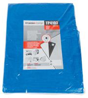 262-7045 RS PRO Blue Polyethylene Tarpaulin 5m x 4m