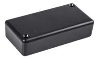 1551kbk Hammond 1551 Series Black ABS Enclosure, IP54, Black Lid, 80 x 40 x 20mm