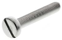 130-662 RS PRO Slot M5 Pan A2 304 Stainless Steel Machine Screws DIN 85 x 30.0mm